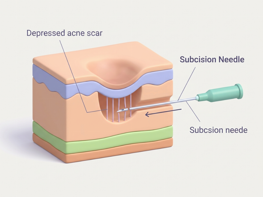 Trans Therapy targets the fibrous bands pulling the skin down.