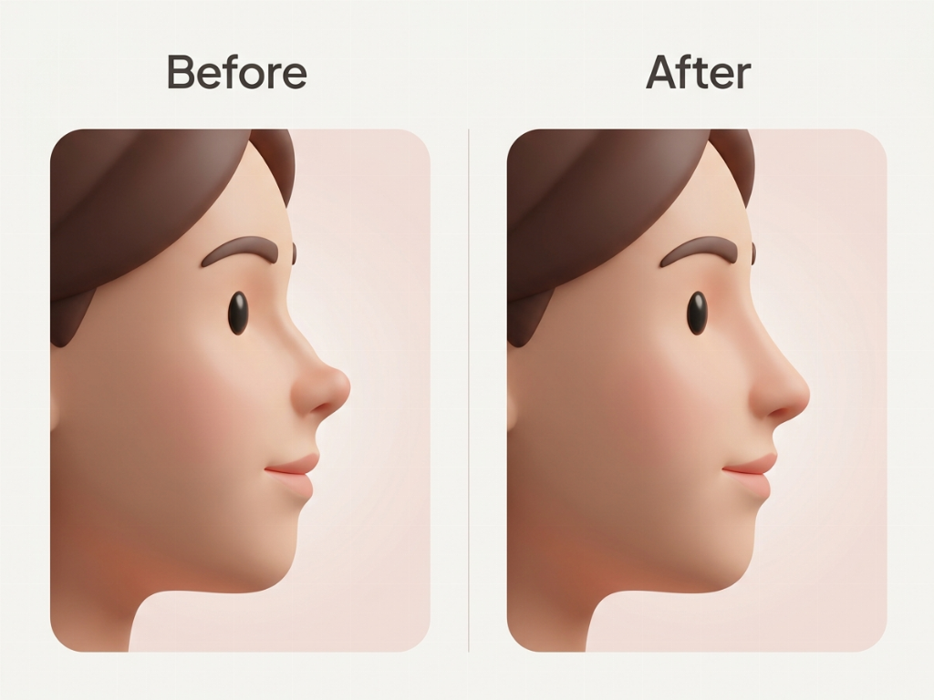 Revision surgery can restore a natural bridge height and a more refined, functional tip.