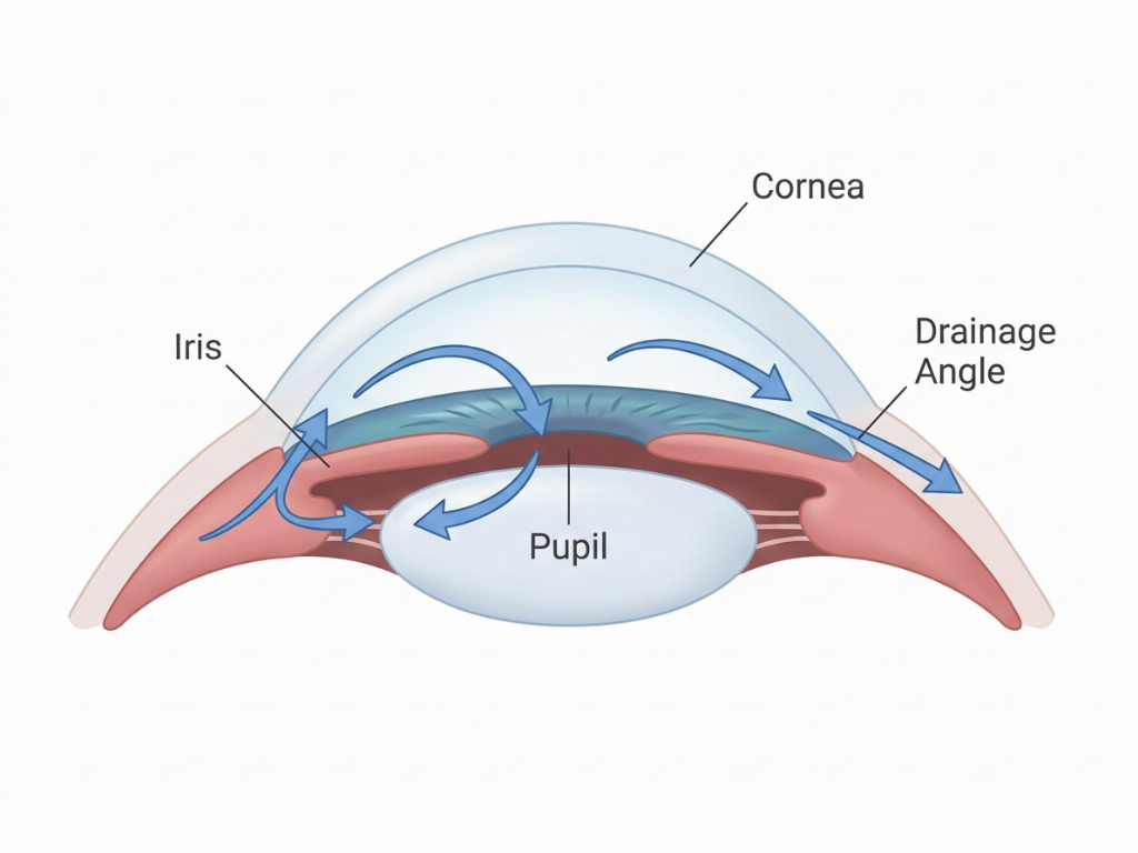 Glaucoma surgery aims to improve the drainage of aqueous humor to lower internal eye pressure.