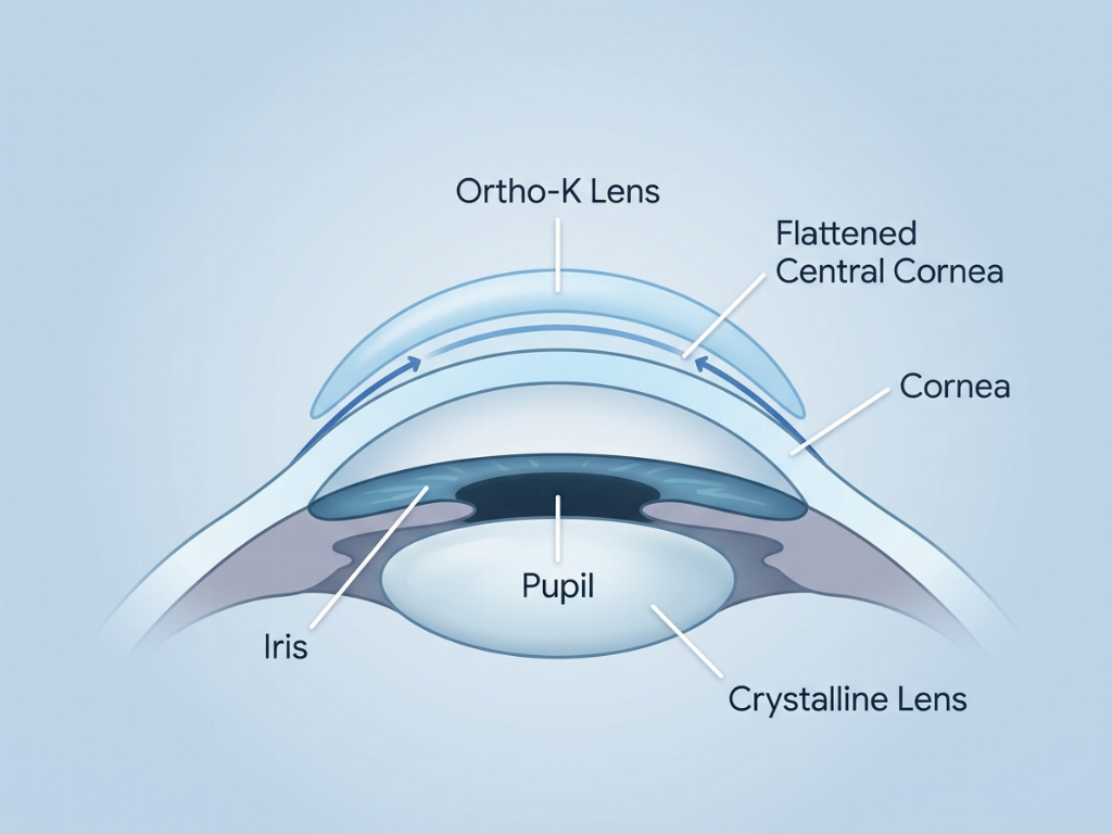 How Dream Lens reshapes the cornea overnight