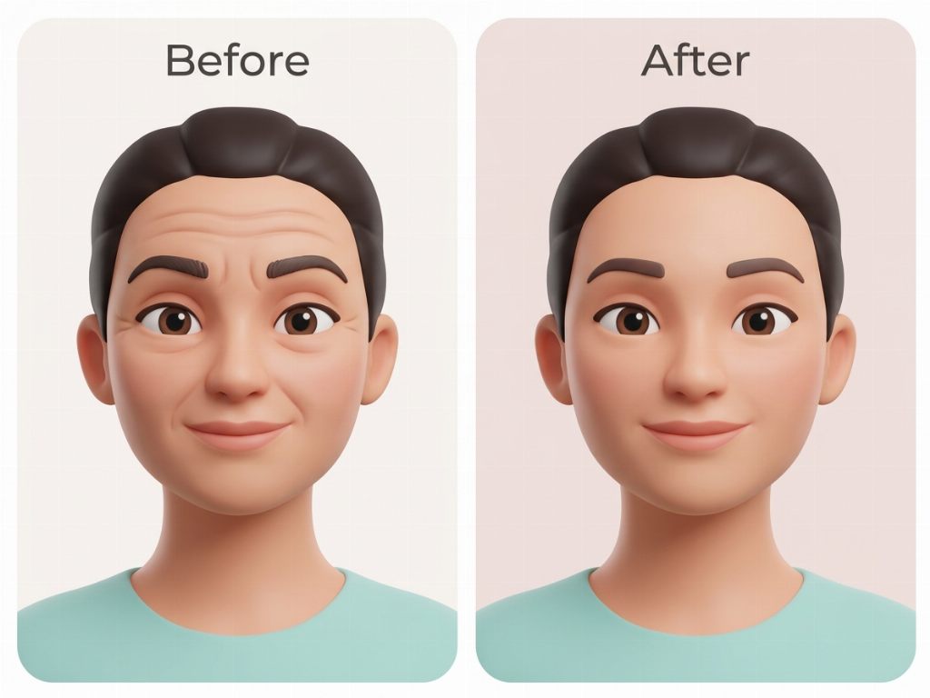 Forehead Wrinkle Reduction Results