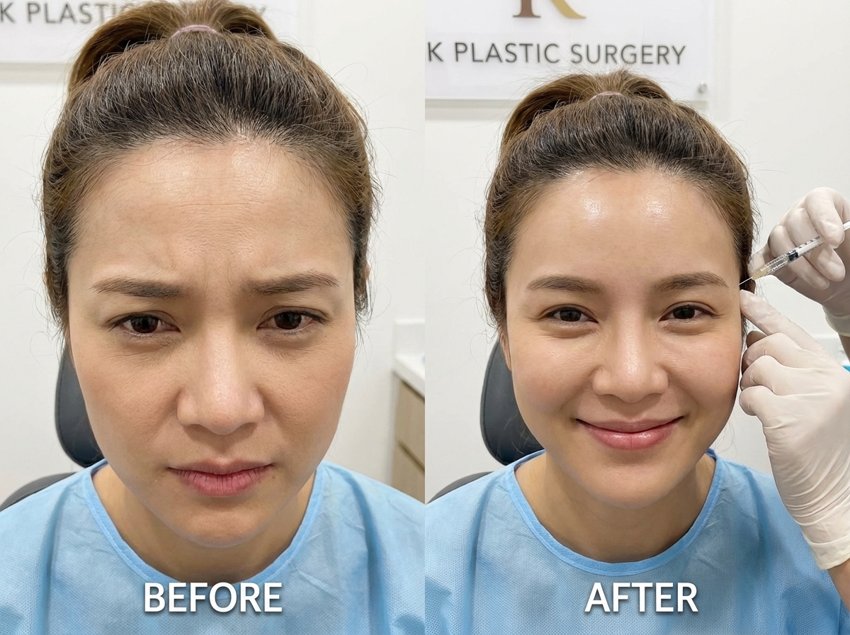 Botox Injection procedure in Korea